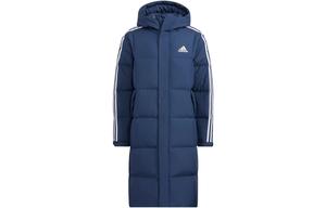 Пуховик унисекс Adidas Originals 3-Stripes Long, темно-синий