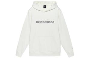 Толстовка унисекс цвета слоновой кости белого цвета New Balance, белый
