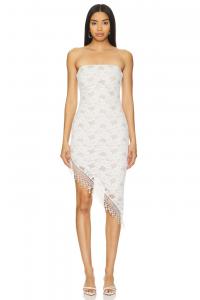 Платье миди арлет Loba, белый