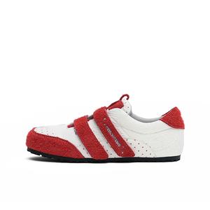 Легкие низкие повседневные туфли для женщин MASOOMAKE, Burgundy Red