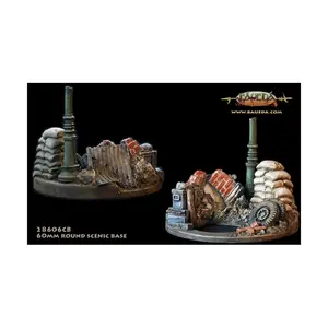 Круглая подставка Scenic диаметром 60 мм с круглым отверстием № 3 25 мм (Urban), Miniature Bases & Accessories (Baeuda)