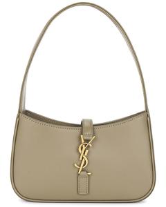 Мини Le 5 A 7 сумка хобо Saint Laurent, Strong Moss