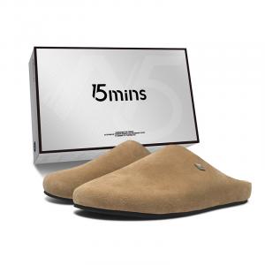 15 MINS Тихие устойчивые к истиранию закрытые тапочки унисекс цвета хаки, цвет Khaki
