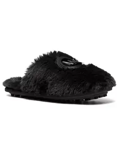 Женские тапочки Ada с круглым носком и шармом Michael Kors, черный