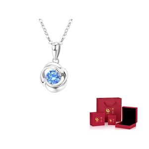 ZSY Ожерелье для женщин из стерлингового серебра 925 пробы с кубическим цирконием