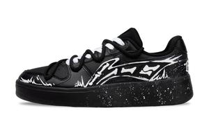 LINING Скользоустойчивые, износостойкие, легкие низкие кеды для скейтбординга мужские черные