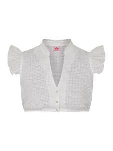 Традиционная блузка SPIETH & WENSKY Dirndlbluse Fesch, белый