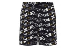 Повседневные шорты мужские черные VERSACE