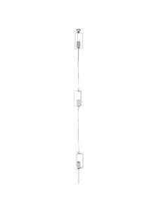 Аксессуар «3 маятника» из хрома - (Д)5 см x (Ш)5 см x (В)475 см Näve, Chrome - (L)5 cm x (B)5 cm x (H)475 cm