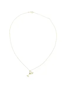 Ожерелье Martini с изумрудом Aliita, золотой