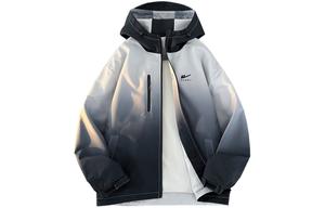 Куртка ветровка Warrior Huichao Riding The Wind Collection Водонепроницаемая, ветрозащитная и дышащая Унисекс, Лунный свет синий