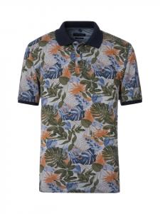 Синяя рубашка-поло CASAMODA