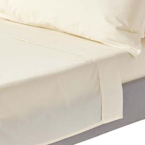 Простыня Homescapes кремовый, 270/300 см