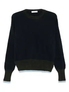 Свитер с круглым вырезом Why Ci, синий