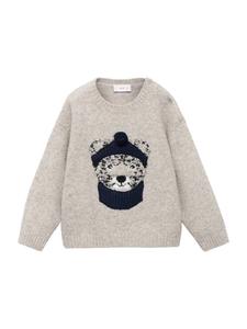 Свитер MANGO KIDS ROAR, Greige