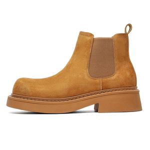 WEISHIBANGWEI Жёлтые короткие челси для мужчин, цвет Yellow