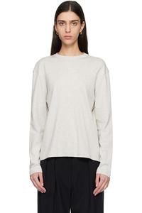 Flore Flore Серая футболка с длинными рукавами Maggie