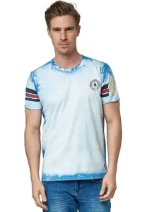 Футболка Rusty Neal в классном винтажном стиле, синий