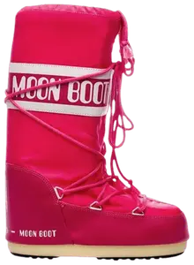 Нейлоновые низкие ботинки Moon Boot Icon Low, розовый