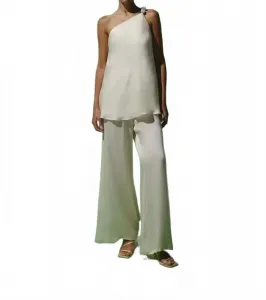 Широкие брюки Ferrat цвета слоновой кости Baobab