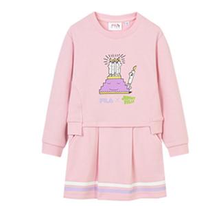 FILA KIDS Платье Baskin Robbins розовое для детей 3-7 лет