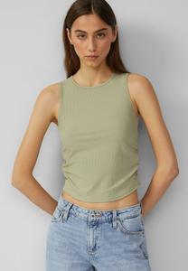 Топ MIT SEITLICHER RAFFUNG VANESSA MAI QS, зеленый