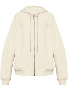 Толстовка с капюшоном Rick Owens на молнии, нейтральный