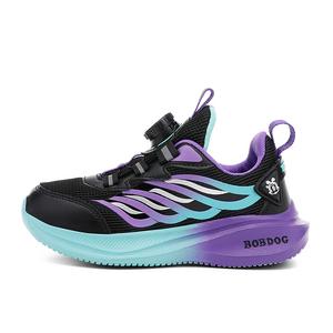 Детские кроссовки для бега BOBDOG, черный/зеленый