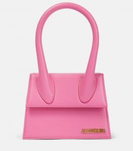 Кожаная сумка через плечо Le Chiquito Moyen Jacquemus, розовый