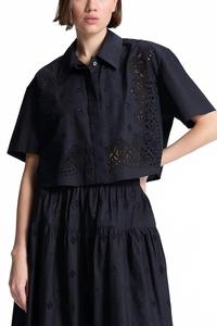 A.L.C. Футболка с коротким рукавом Jade, черная