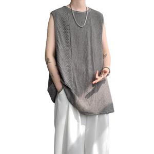 Футболка-майка Unisex Crew Neck Moderate ZIAREL, серый