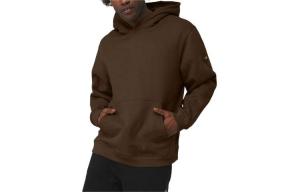 Толстовка унисекс с капюшоном, средней толщины, стандартного размера Alo Yoga, drip коричневый/espresso
