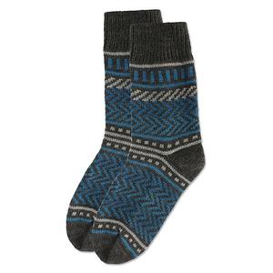 Носки Zag dash chunky knit boot Memoi, Dark Gray Heather