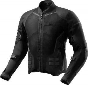 Мужская мотоциклетная куртка REBELHORN Scandal 3, текстильная, защита локтей и плеч 2-го уровня, карман для защиты спины, большие сетчатые вентиляционные панели, размеры до 10XL, black