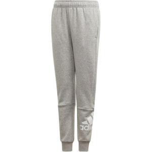 Футболка подростковая вязаная средняя серый меланж/белый Adidas