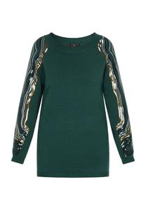 Свитер faina, темно-зеленый