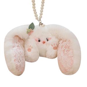 Плюшевая кукла Chirp Dog, Nuan Rabbit, Lamb Sheep, Meow Fox высотой 10 см MERCONSER, Nuan Nuan Rabbit