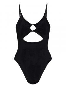 Текстурированный купальник Hunza G, черный