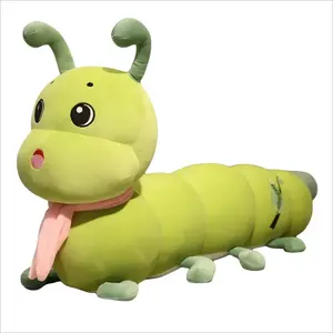 Плюшевая кукла милый пушистый червяк высота 80cm/100cm/130cm/160cm XIWANTONG, изумруд