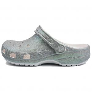 Crocs Сабо унисекс серебристо-зеленые