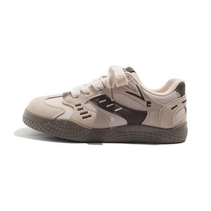 MEAKKEA Женские низкие скейтбордские кроссовки Pink Brown, устойчивые к истиранию, сбалансированные, легкие