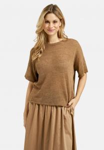 Базовая футболка BOXY MILANO ITALY, коричневый