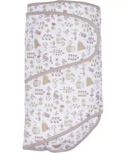 Одеяло-пеленка Miracle для мальчиков и девочек Miracle Baby, серебряный