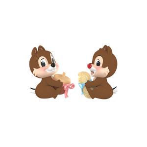 Disney Chip 'N Dale Playful Brother Collection Mystery Boxes Одиночный Mystery Box/Полный бокс 12 шт POP MART, confirmed-hidden style-exchange gift (open)