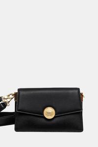 Кожаная сумка Lacoste, черный