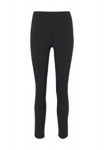 Брюки из ткани «клетчатка», приталенного кроя, с завышенной талией, женские Galeria, черный