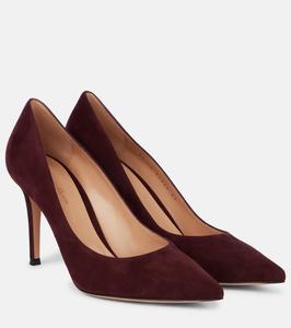 Туфли Gianvito 85 из замши Gianvito Rossi, Royale