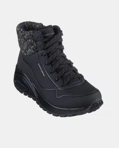 Ботинки женские Skechers из искусственной кожи спортивные, черный