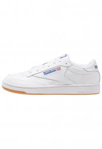 Кроссовки Reebok Club C 85 Unisex, белый / королевский