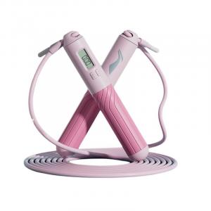 Скакалка материал троса pvc стальной трос, материал ручки abs силикон для взрослых примерно 2,8 м LINING, 331 Jump Rope Powder[Precise Counting/Non-Tangle Rope]